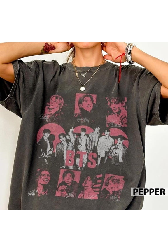 Bangtan Kpop T-Shirt, Jin Suga J Hope RM Jimin V Jungkook Tee, Kpop Fan Shirt, World Tour T-Shirt