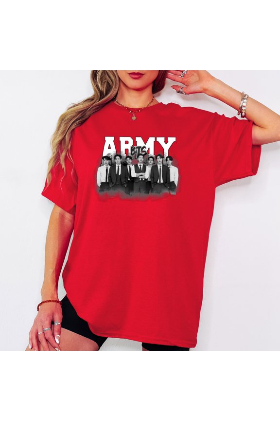 Bangtan Merch: Army Bangtan Shirt, Bangtan Comeback Kpop Shirt, Army Fan Gift, Unisex Sizes S-5XL - Multicolor
