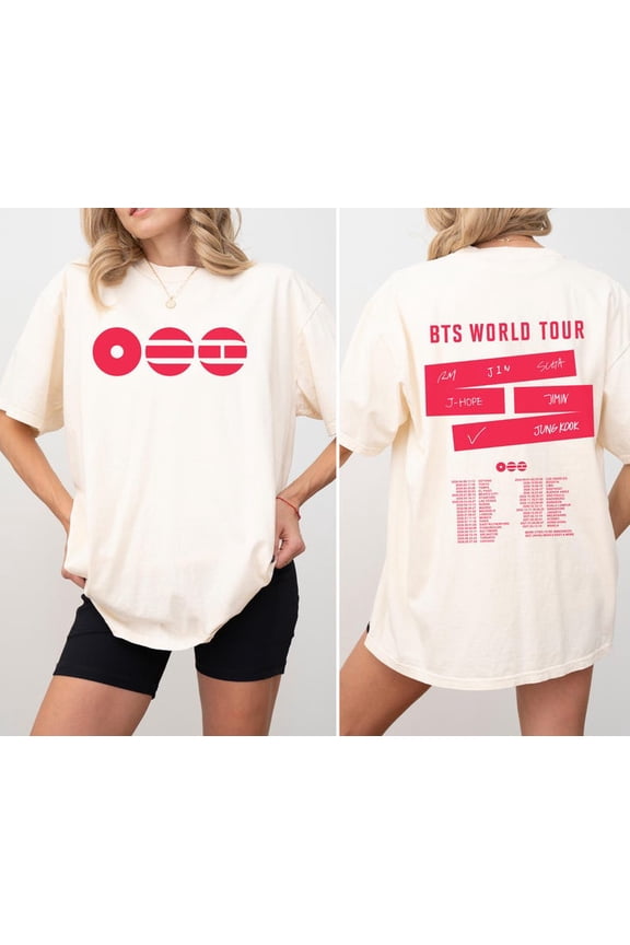 Bangtan World Tour2026 T-Shirt, Bangtan Comeback 2026 Shirt, Army Concert Merch Arirang Gift, Bangtan Merch, Army Fan Tee Multi