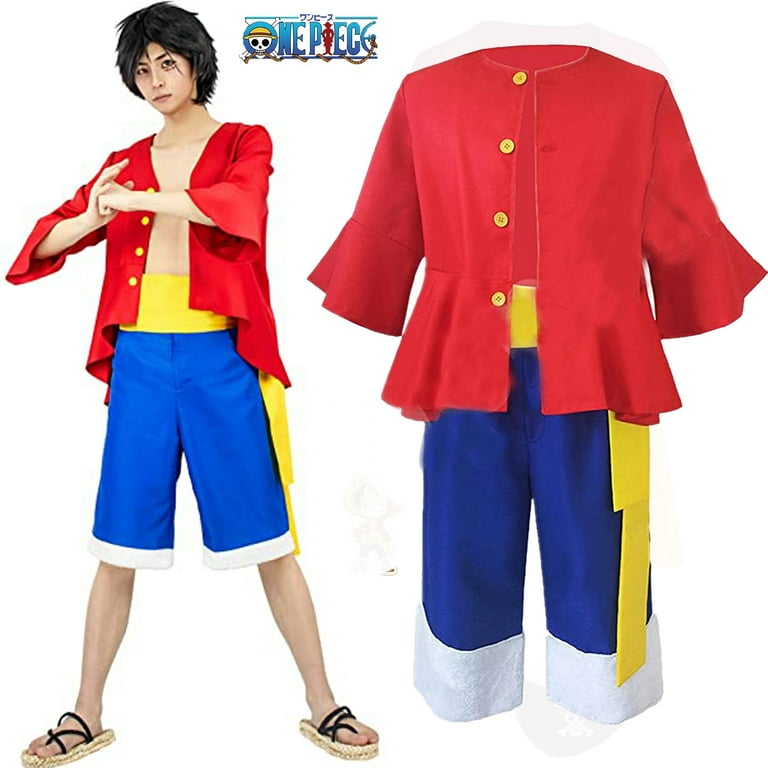 DAZCOS Design Luffy 5th Gear Cosplay Costume Outfit Halloween MonkeyD Luffy  3 Piece Full Set Shirt Pants Purple Sash and Cos Wig - AliExpress