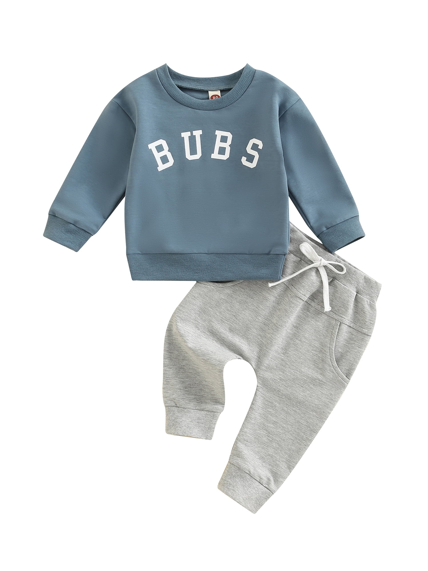 Toddler Boys Birthday Dinosaur Pattern Solid Tracksuit Long