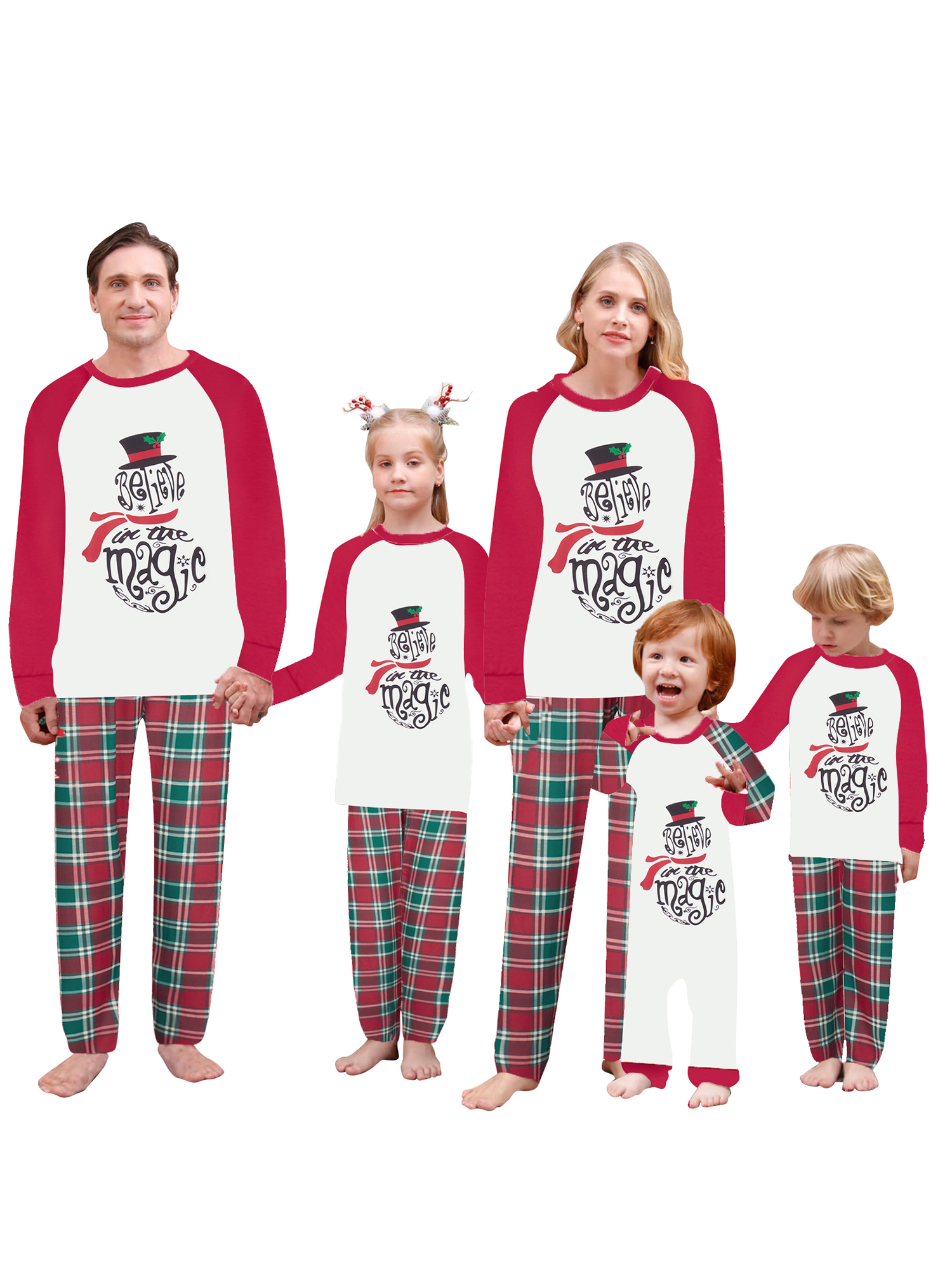 Bangyeer Christmas Family Pajamas Sets Christmas Family Matching ...