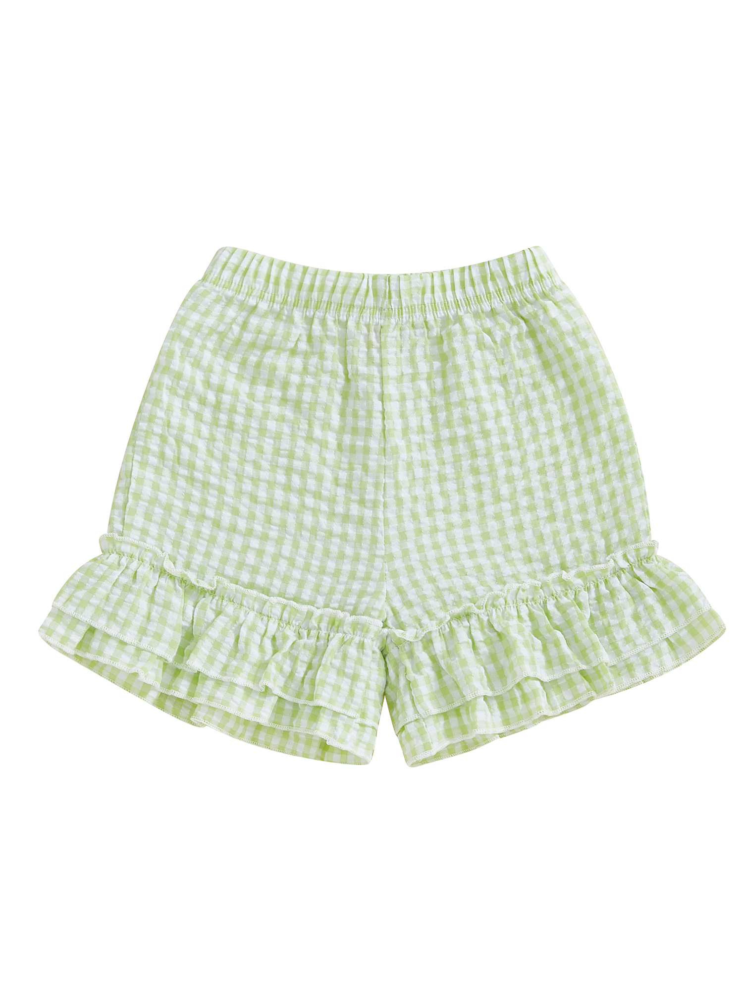 Floerns Girls' Floral Print Paperbag Shorts - Elastic Waist Wide Leg Loose Fit Casual Summer Shorts