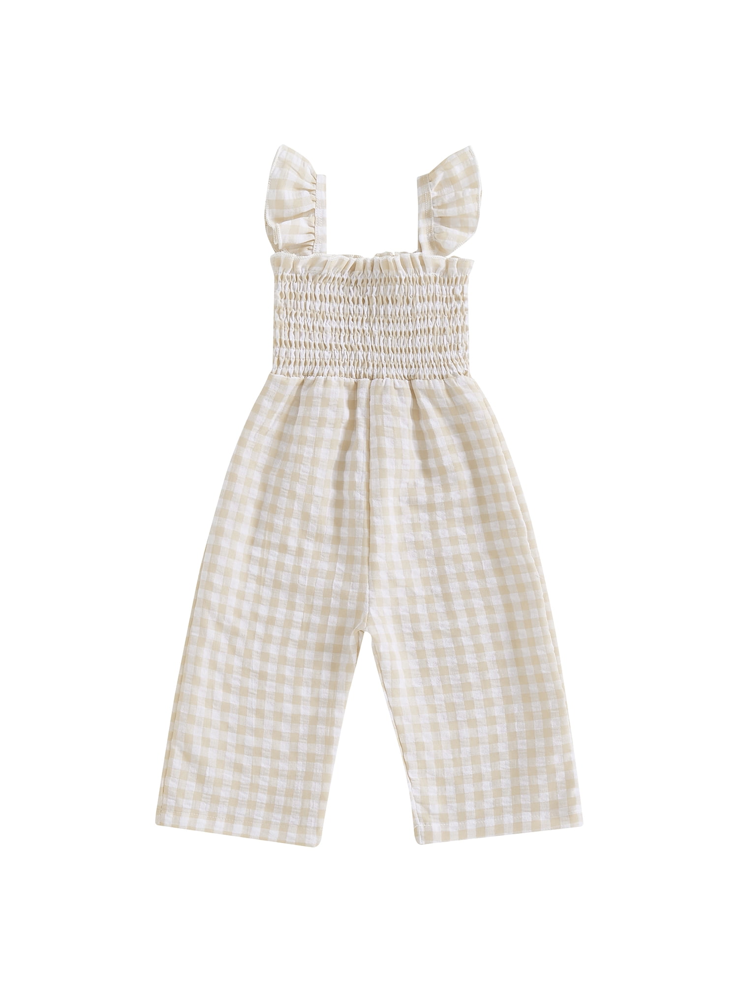 Adorable Bunny Easter Outfit For Toddler Girls - Suspender Romper With Bell Bottom Pants