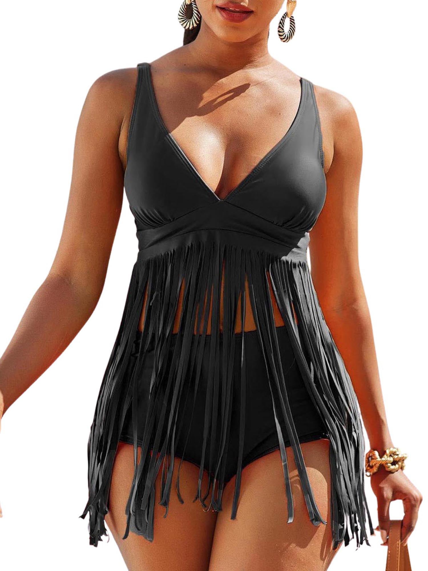 Fringe top swimsuit new arrivals