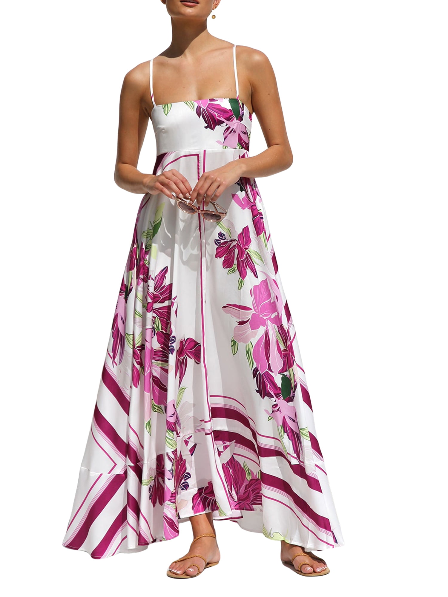 Long Flowy Beach Dress Beach Dress Long Sleeve White Boho Maxi Dress Hot  Long White Flowy