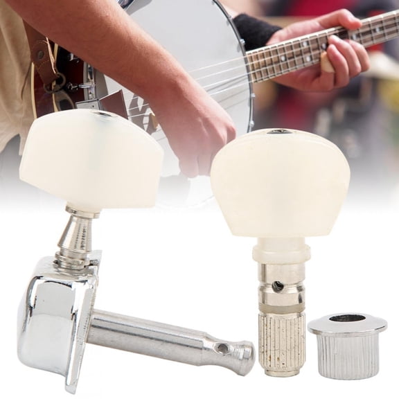 Banjo Accessories Banjo Tuning Peg, Zinc Alloy PVC Banjos Tuner Head for Instrument