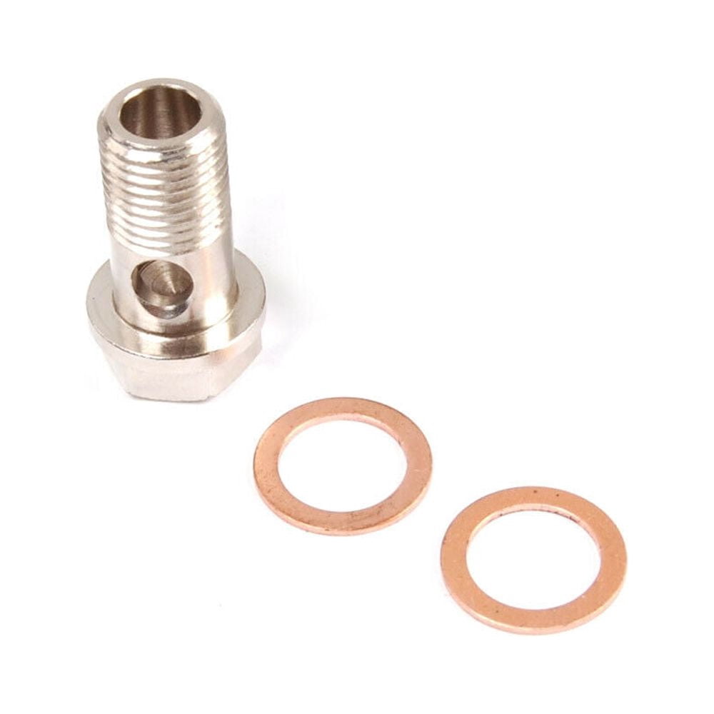 Kinugawa Turbo Water Line Kit - M12 X 1.25mm, For IHI RHF5 & Mitsubishi TD03/TD04/TF035, Braided Stainless Steel