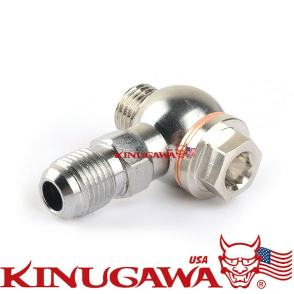 Banjo Bolt kit M14x1.5 mm to -6AN Garrett GT28R GT30R GT35R T28 Turbo Coolant