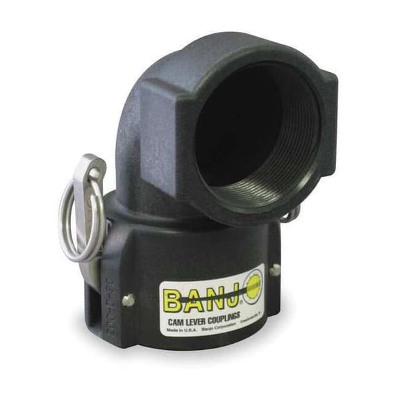 Banjo Cam and Groove Coupling,1-1/2",Poly 150D90