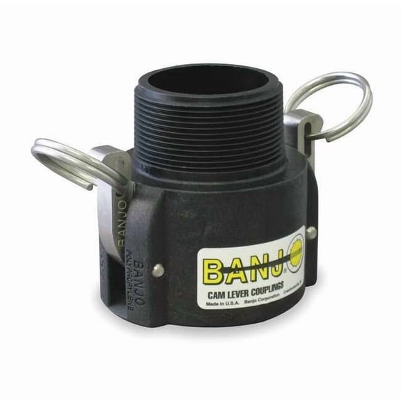 3/4" Female Coupler x MNPT Cam Lever Coupling 75B1/2