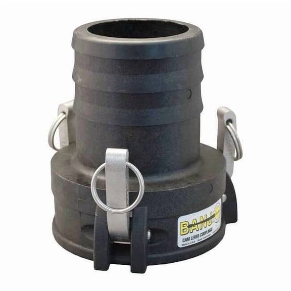 Banjo 4" Female Coupler x Hose Shank Cam Lever Coupling 400C