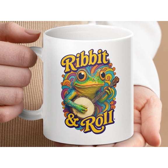 Banjo Frog Coffee Mug P1SYcheD1ELIc Quirky Gift