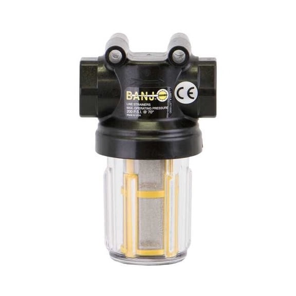Banjo T-Line Strainer,3/4",177 Microns LSTM075-80C
