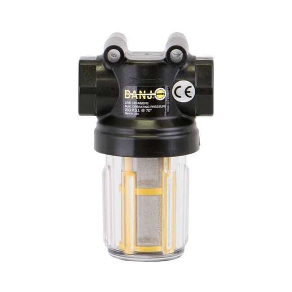 Banjo T-Line Strainer,3/4",177 Microns LSTM075-80C