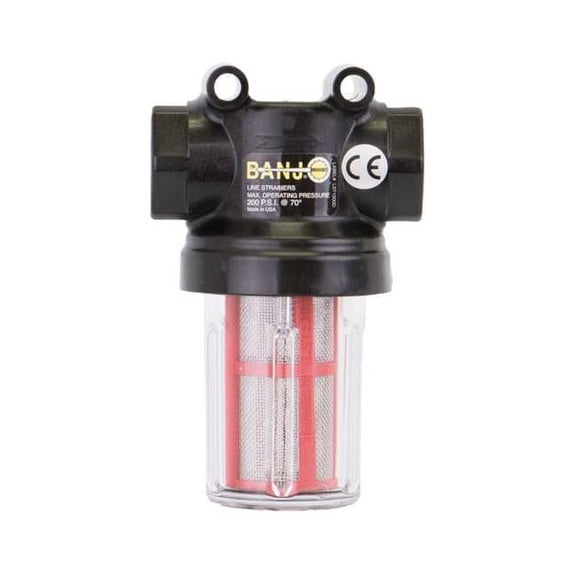 Banjo T-Line Strainer,3/4",595 Microns LSTM075-30C