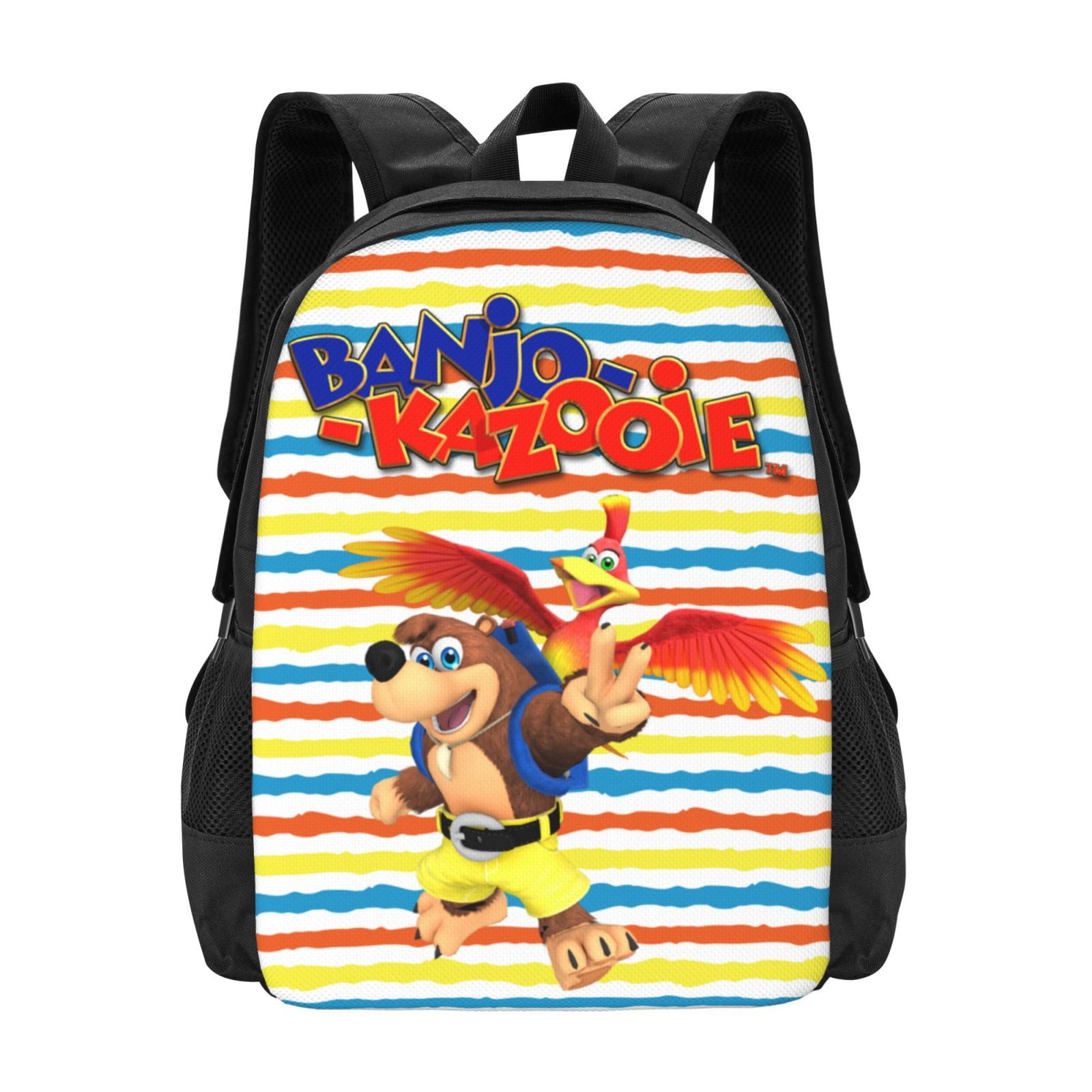BanjoKazooie Backpack,3d Print Laptop Backpack Lightweight Casual