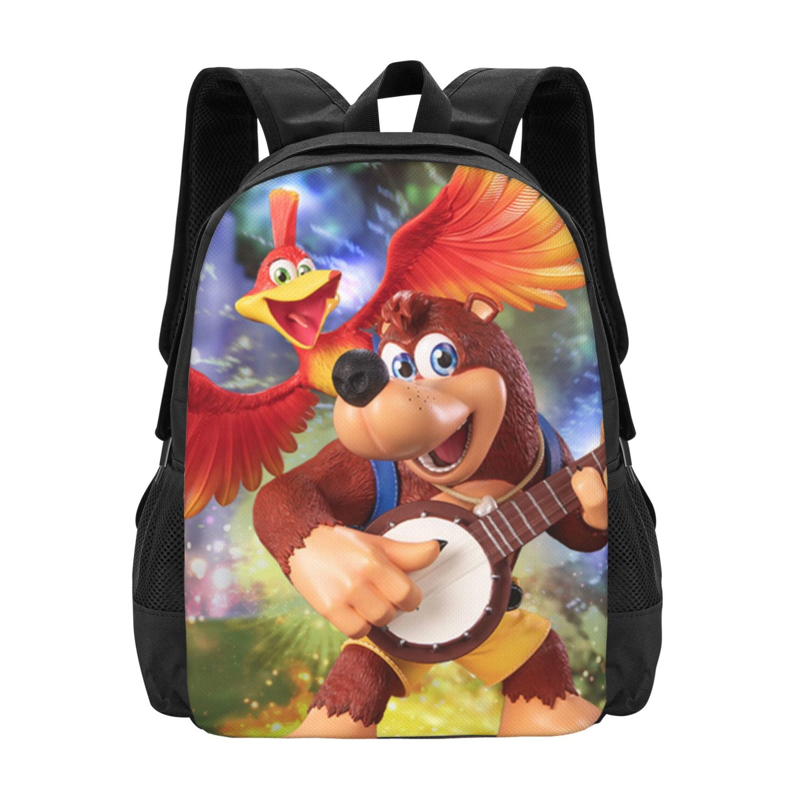 BanjoKazooie Backpack,3d Print Laptop Backpack Lightweight Casual