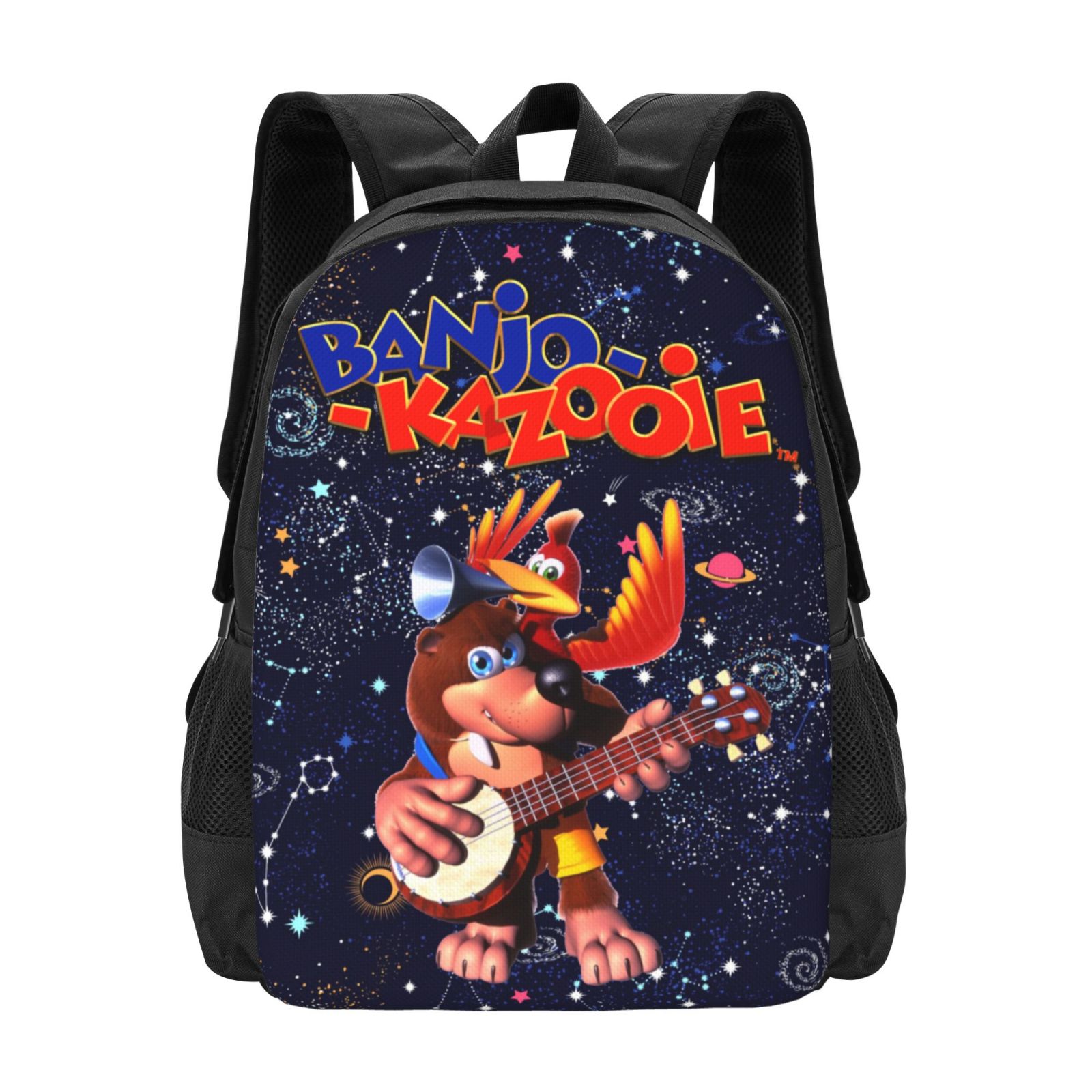 BanjoKazooie Backpack,3d Print Laptop Backpack Lightweight Casual