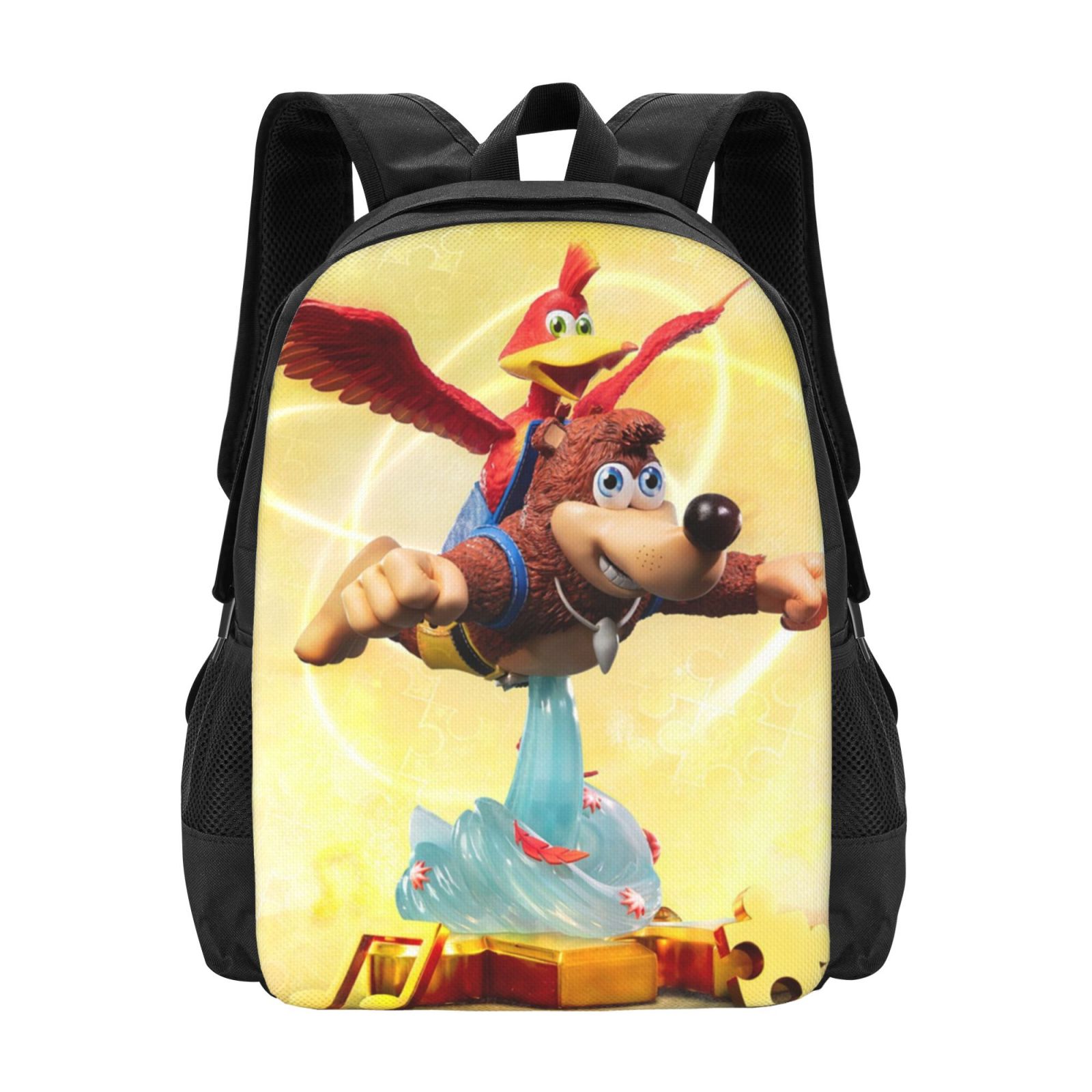 BanjoKazooie Backpack,3d Print Laptop Backpack Lightweight Casual