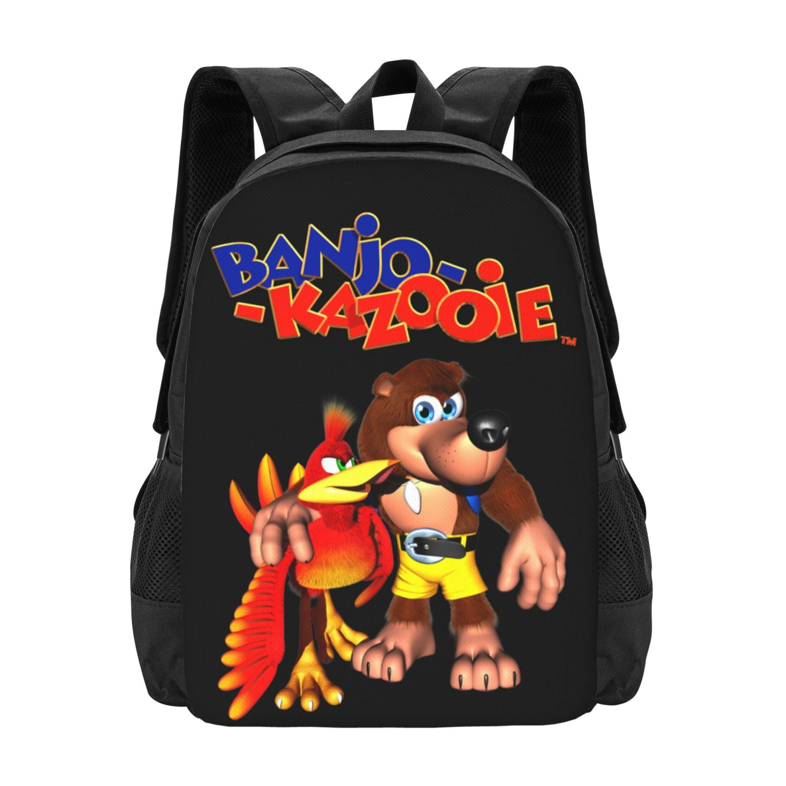 BanjoKazooie Backpack,3d Print Laptop Backpack Lightweight Casual