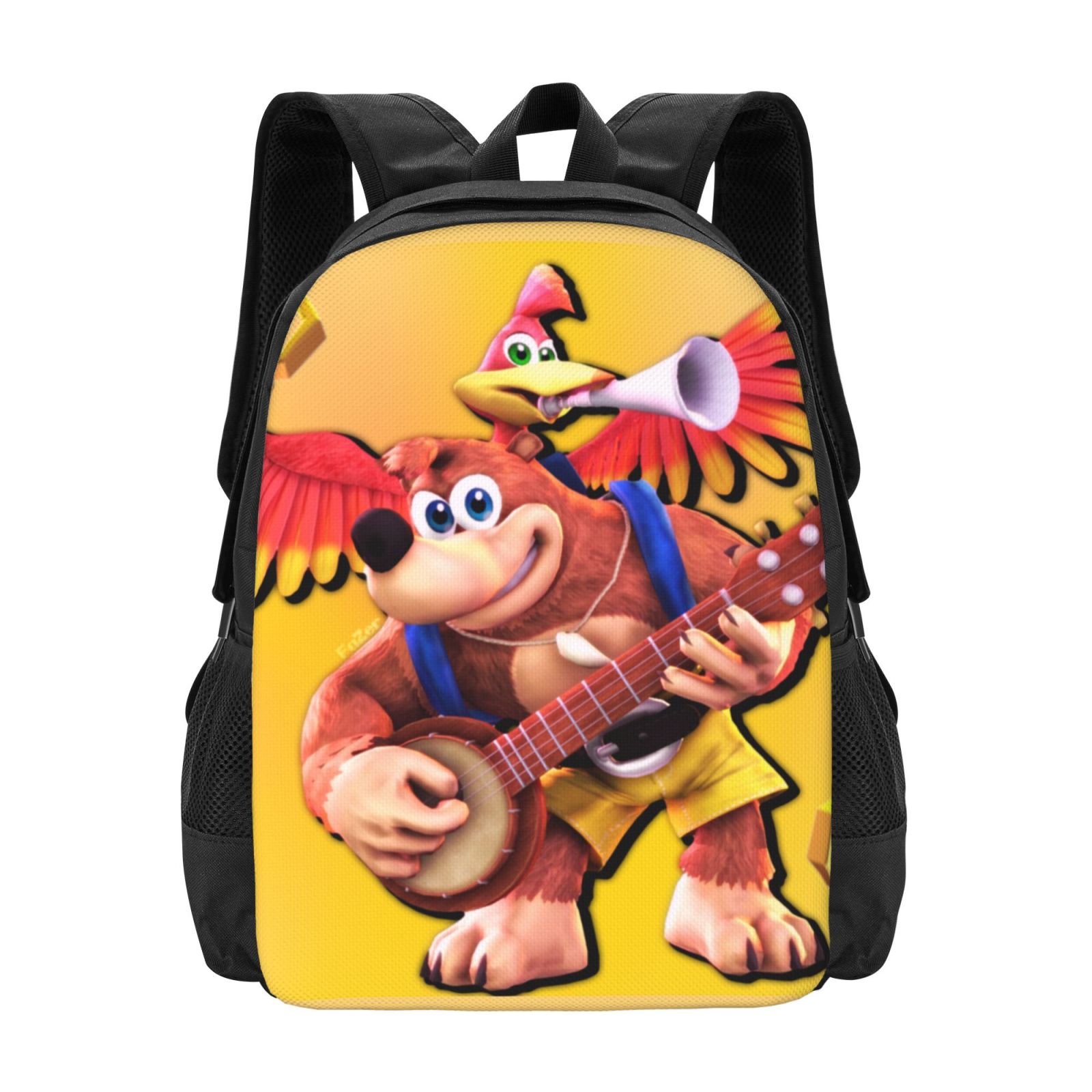 BanjoKazooie Backpack,3d Print Laptop Backpack Lightweight Casual