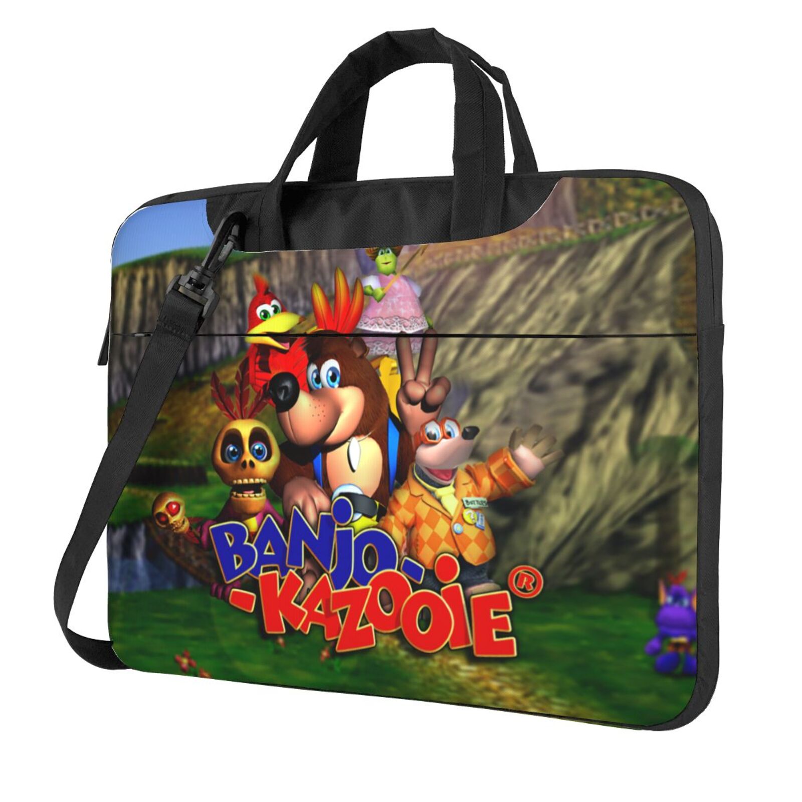 Banjo Computer Banjo-Kazooie Laptop Bag Case, 15.6 inch Computer Bag Laptop Shoulder ...