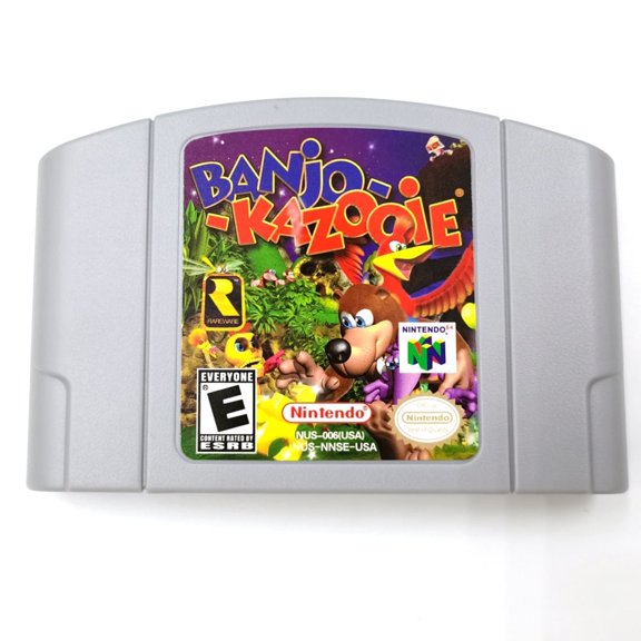 Banjo-Kazooie N64 Game,US Version