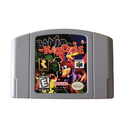 Banjo Kazooie N64 Video Game Cartridge Card for 64 N64 Console US Version