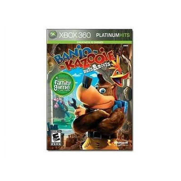 Banjo-Kazooie: Nuts & Bolts (Xbox 360, 2008) with Poster and Manual