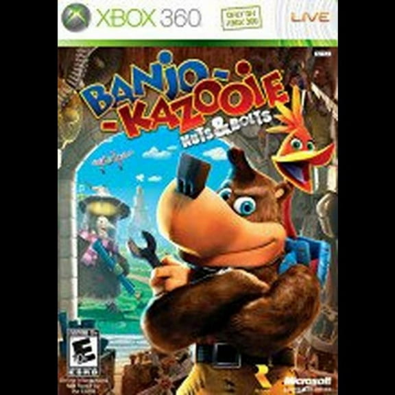Pre-Owned Banjo Kazooie Nuts & Bolts, by Rare, for Xbox 360, Action & Adventure, Parental Controls, 4 Offline Players