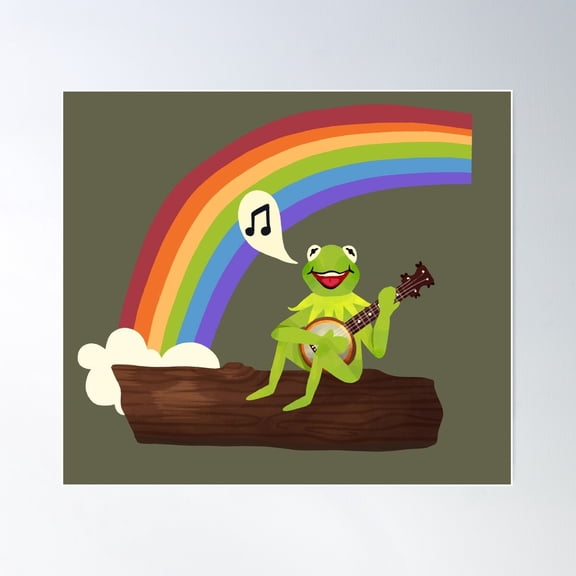 Banjo Kermit Version: 3 Poster Wall Art, Modern Wall Decor For Living Room Bedroom, 12x18 UNFRAMED