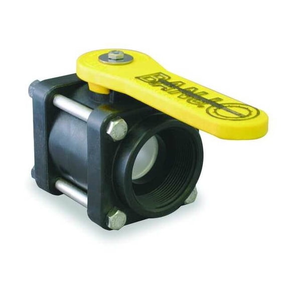 Banjo 3/4" FNPT Polypropylene Ball Valve Inline V075
