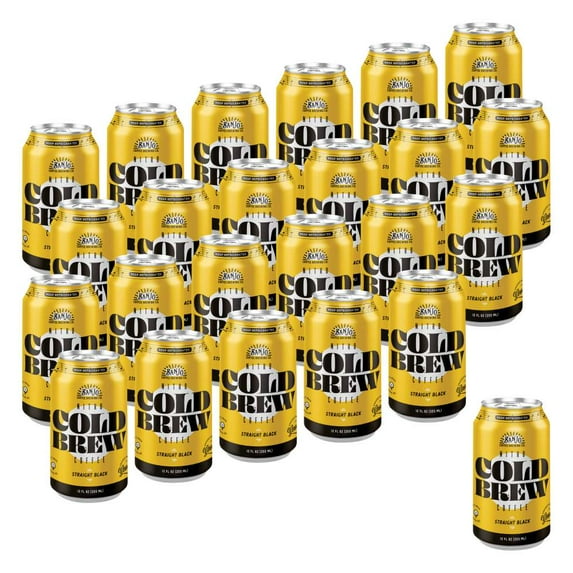 Banjo Straight Black Nitro Cold Brew Coffee, 12OZ, 24 Pack