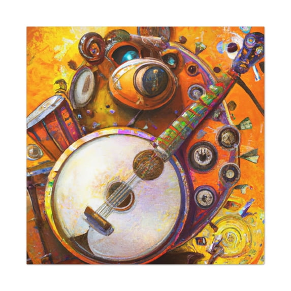 Banjo in Steam-Time - Canvas
