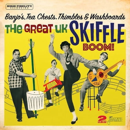 Banjos Tea Chests Thimbles & Washboards: Great Uk - Banjos, Tea Chests, Thimbles & Washboards: The Great UK Skiffle Boom! / Various - Music & Performance - CD