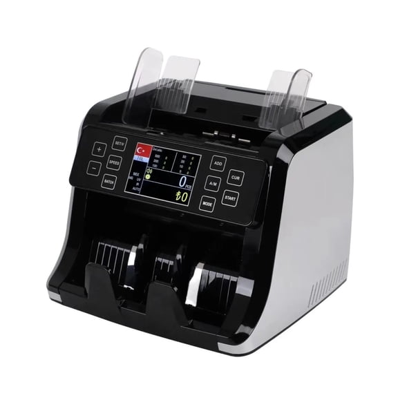 Bank Grade Mix Value Money Counter, Color Sensor UV Magnetic IR Bill Scanner