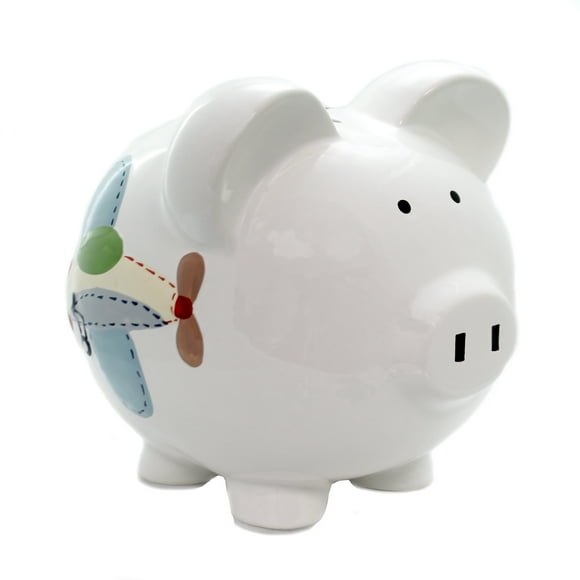 Bank Large Airplane Pig Bank Ceramic Flying Wings 36821