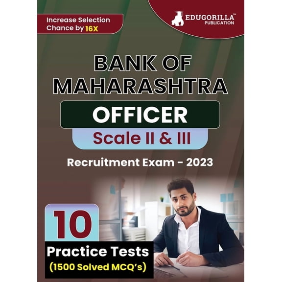 Bank of Maharashtra Officer Scale - II & III Recruitment Exam Book 2023 (English Edition) - 10 Practice Tests (1500 Solv, (Paperback)