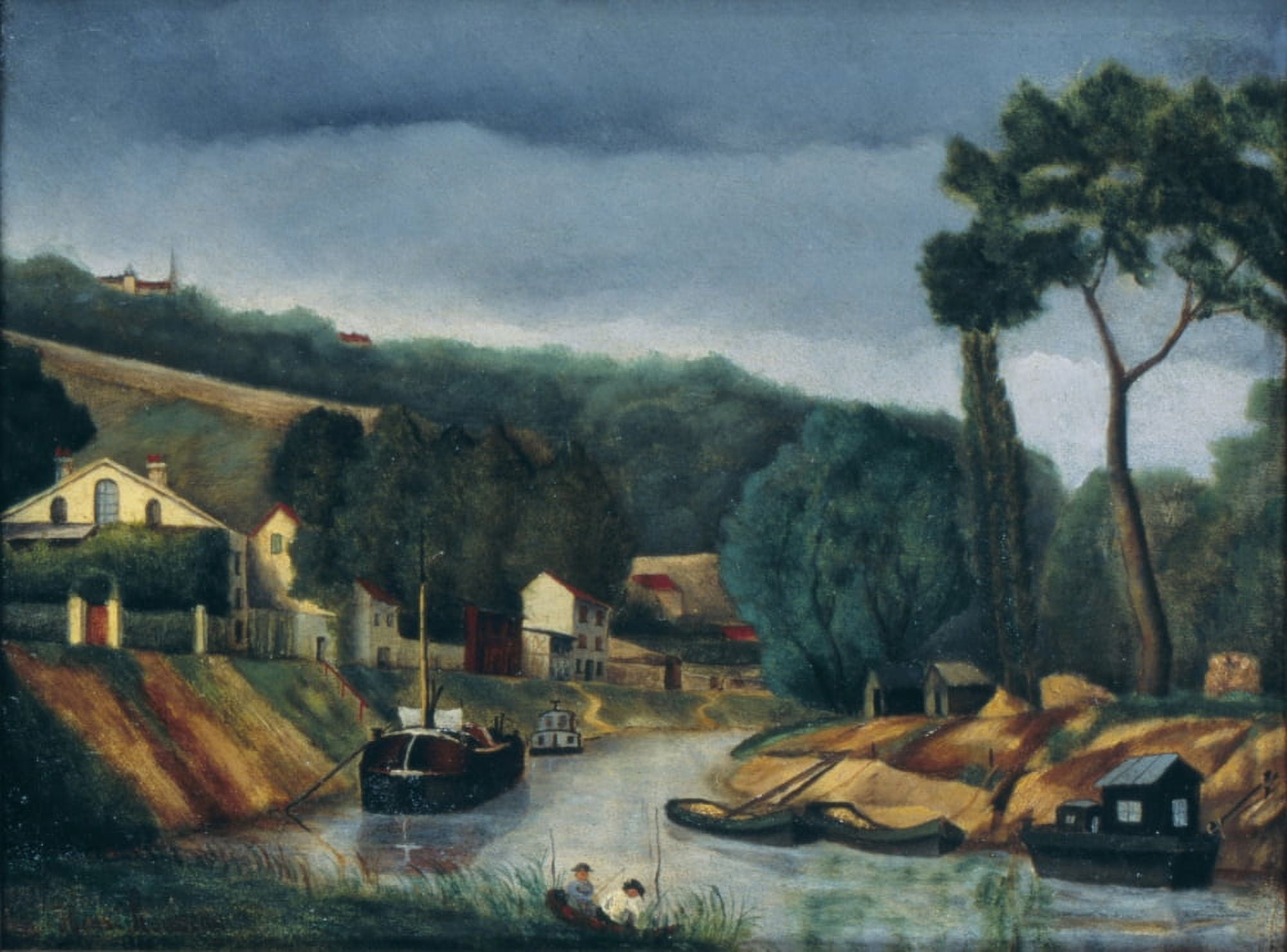 Bank Of A River Canvas Art - (36 x 24)