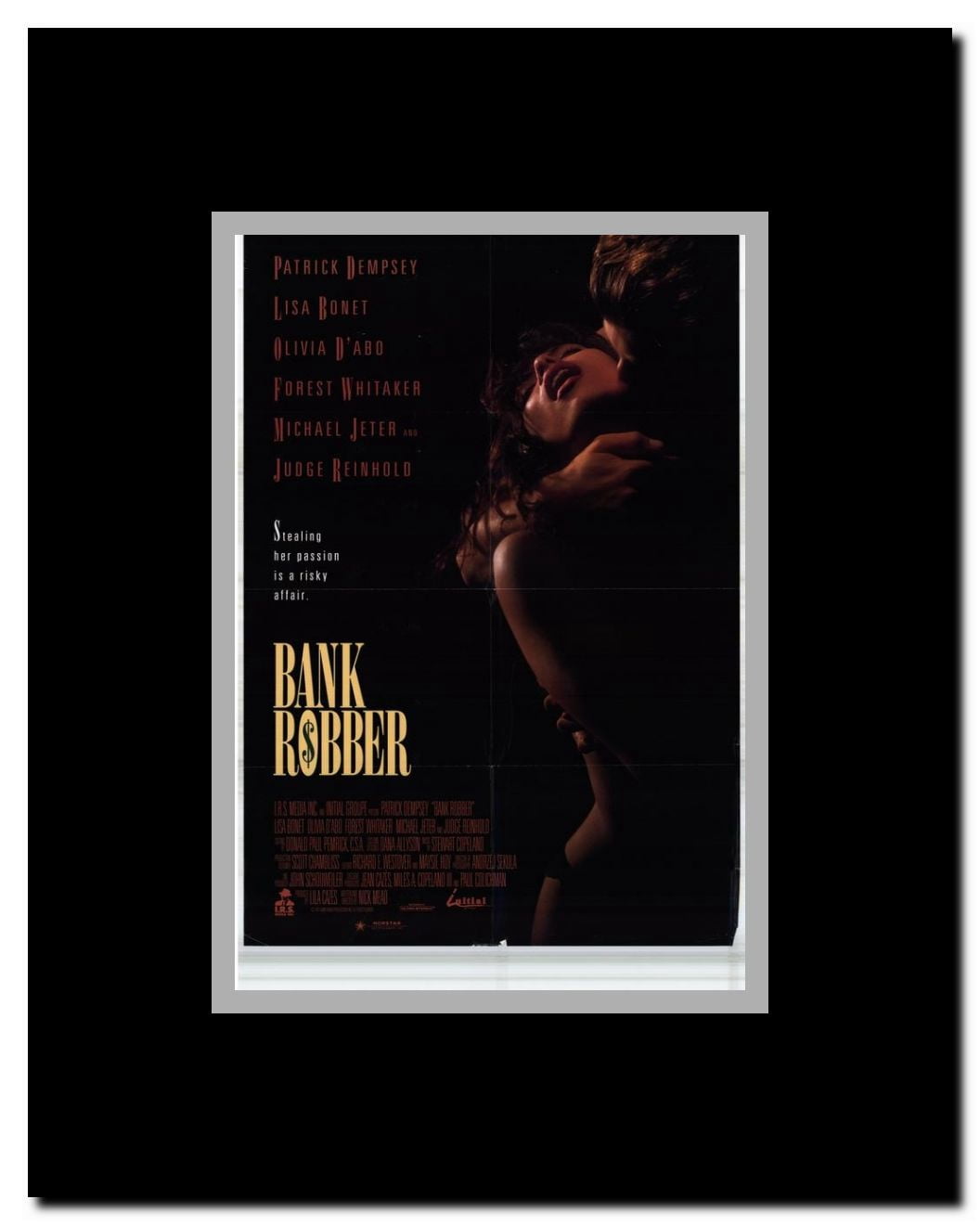 Bank Robber Framed Movie Poster