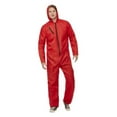 thumbnail image 1 of Bank Robber Jumpsuit Red Cops Robbers Fancy Dress Large Unisex Adult Party Book Week Halloween, 1 of 3