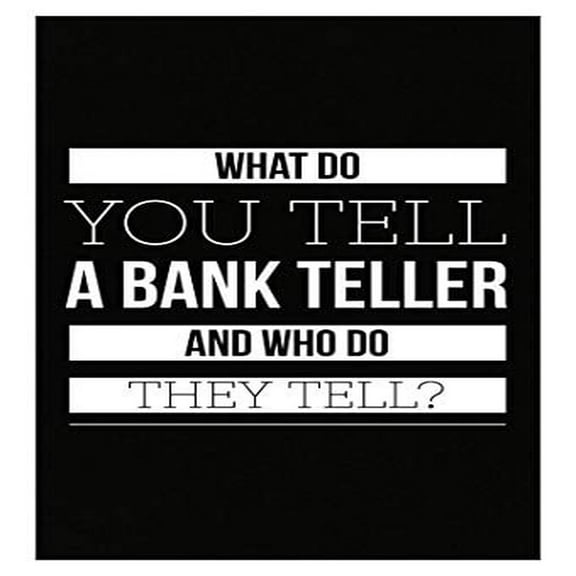 Bank Teller Poster - 13x19 - Wall Decor for Banking Professionals Gift