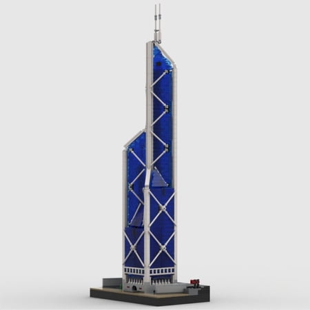 Bank of China Tower 1/650th Scale Modular Buildings Blocks MOC-40497 Bricks Toys