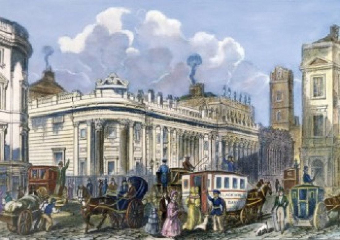 Bank of England Artist Unknown Canvas Art - (18 x 24)