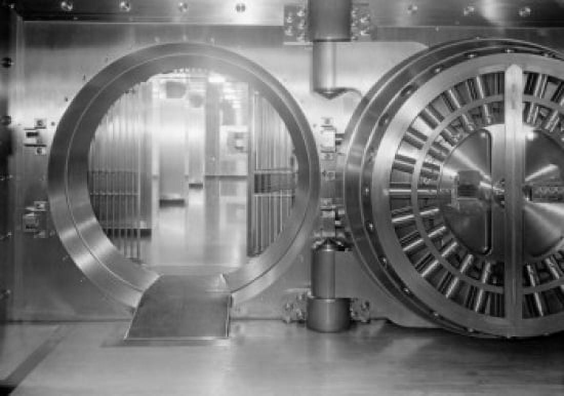 Bank vault Canvas Art - (24 x 36)
