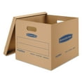 thumbnail image 1 of Bankers Box "7717201" Smoothmove Classic Medium Moving Boxes, 18l X 15w X 14h, Kraft/blue, 8/carton, 1 of 2