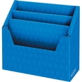 thumbnail image 1 of Bankers Box, FEL3381001, 3-Compartment Angled Folder Holders, 6 / Carton, Blue, 1 of 3