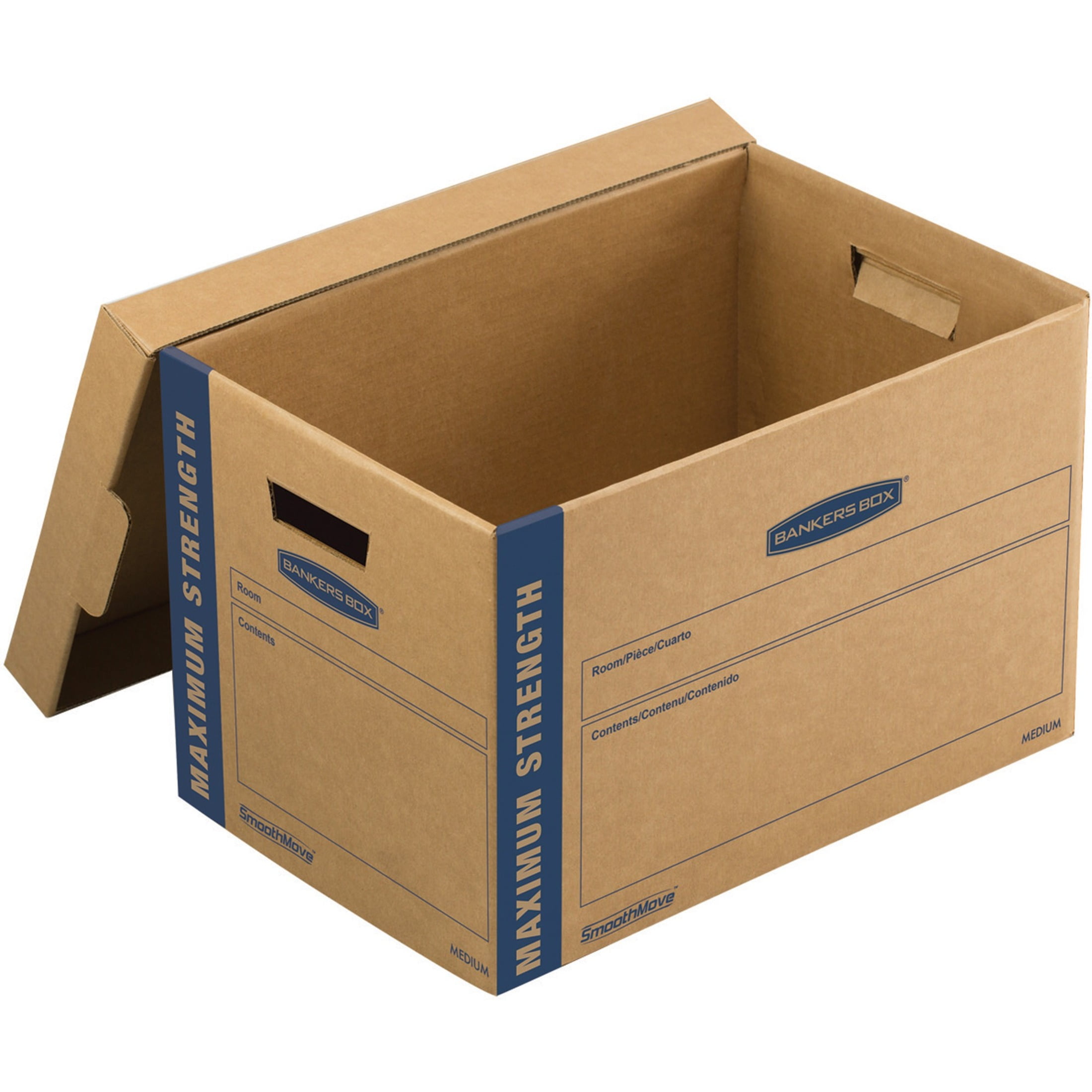 Bankers Box SmoothMove Maximum Strength Moving Boxes Small 8