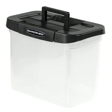Bankers Box Plastic Letter Size File Organizer, Clear